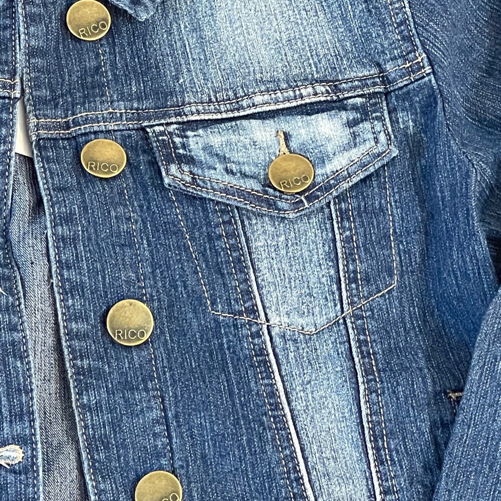 Cropped Jean Jacket - Picture 7 of 8